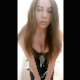 A beautiful French girl shows off her body, then records herself taking a shit while sitting backwards on a toilet. She shows us her dirty asshole and stimulates herself when finished. Scene is a little dark. 720P vertical HD format. About 7 minutes.